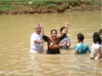 Celebrating a baptism in Southern Africa