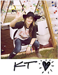 KT Tunstall in her Hunter WaterAid Wellies at Glastonbury. http://www.wateraid.org/uk/about_us/newsroom/6553.asp 