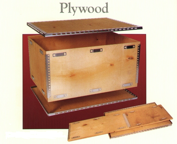 flat pack wooden toy box