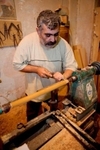 A carpenter MC-client who got a loan to help his micro-enterprise...