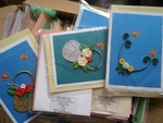 Sample quilling cards