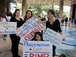 On Opening Day, the Pacific Alliance to Stop Slavery (PASS) organized a show of support for anti trafficking legislation in the 2011 Legislative Session. Courtesy Photos, Gallery Photos by Rachel Ballard