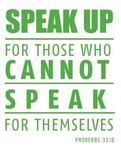 Speak up