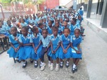 Children at one of our schools