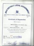 certificate of registration