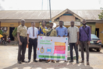 Renovation and replacement of the Nigerian Flag by I care club international ICCI at the Ndokwa West local government Council. 