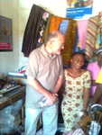 One of our funders from UK, Mr. David Ginns (chairman of Tools with a Mission) UK