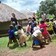 Our volunteering student From Netherlands playing with the children at our new home and school for the Orphans children in Northern Uganda lira 