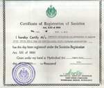 CIDP registration certificate