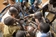 Refugee children arriving in imvepi refugees settlement Uganda from south Sudan.