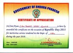 Certificate of Appreciation 