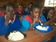 our  children  taking  lunch  in  celebrating  our  first  anniversary  as  a  charity