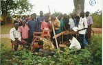 Tailoring students being trained under the tree