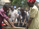 Kids at Maio training others
