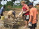 volunteers working on a construction project