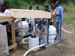 Unicef training in Ghana for the liquid feed option