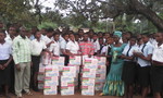 donation of indomie to school of deaf and dumb Ofekata Orodo 